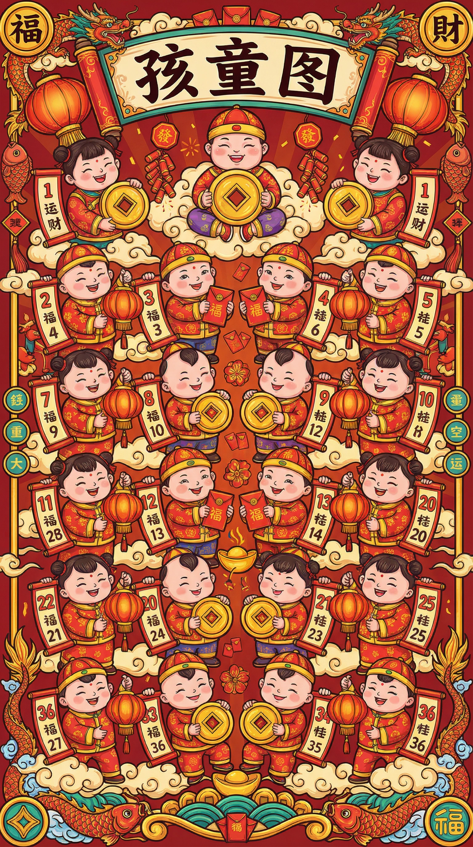 香港正版孩童图